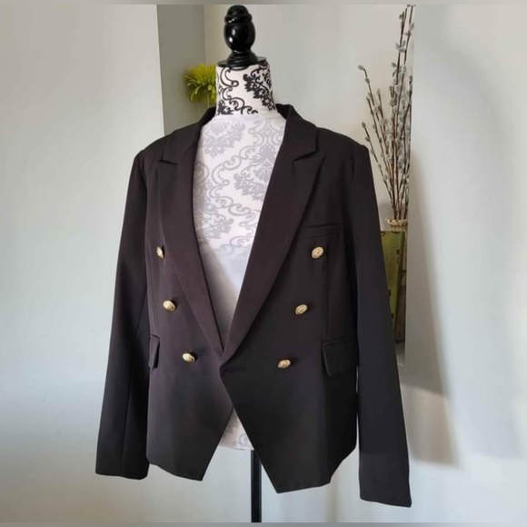 A.Z.I NEW YORK Valentine Sequined Heart Blazer NEW Women’s Sz Lrg - Picture 6 of 9